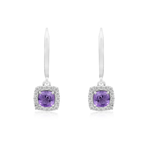 Amethyst Simple Dangles