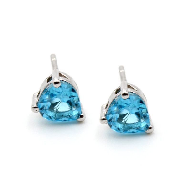 Blue Topaz Earrings